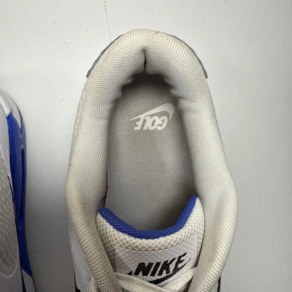 Nike Air Max 90 Spikeless Golf Shoes White Blue And Black Size 11 - Picture 13 of 16